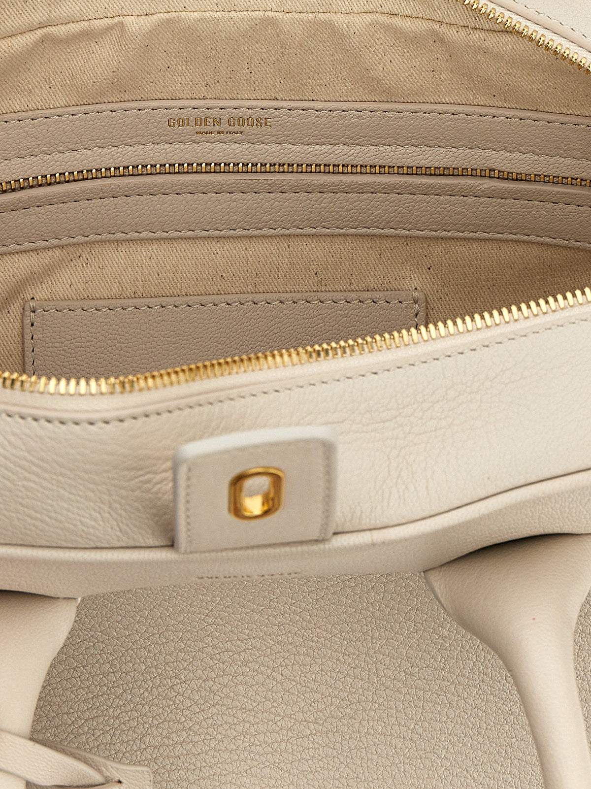 Sac à main Golden Goose en peau de chèvre blanche