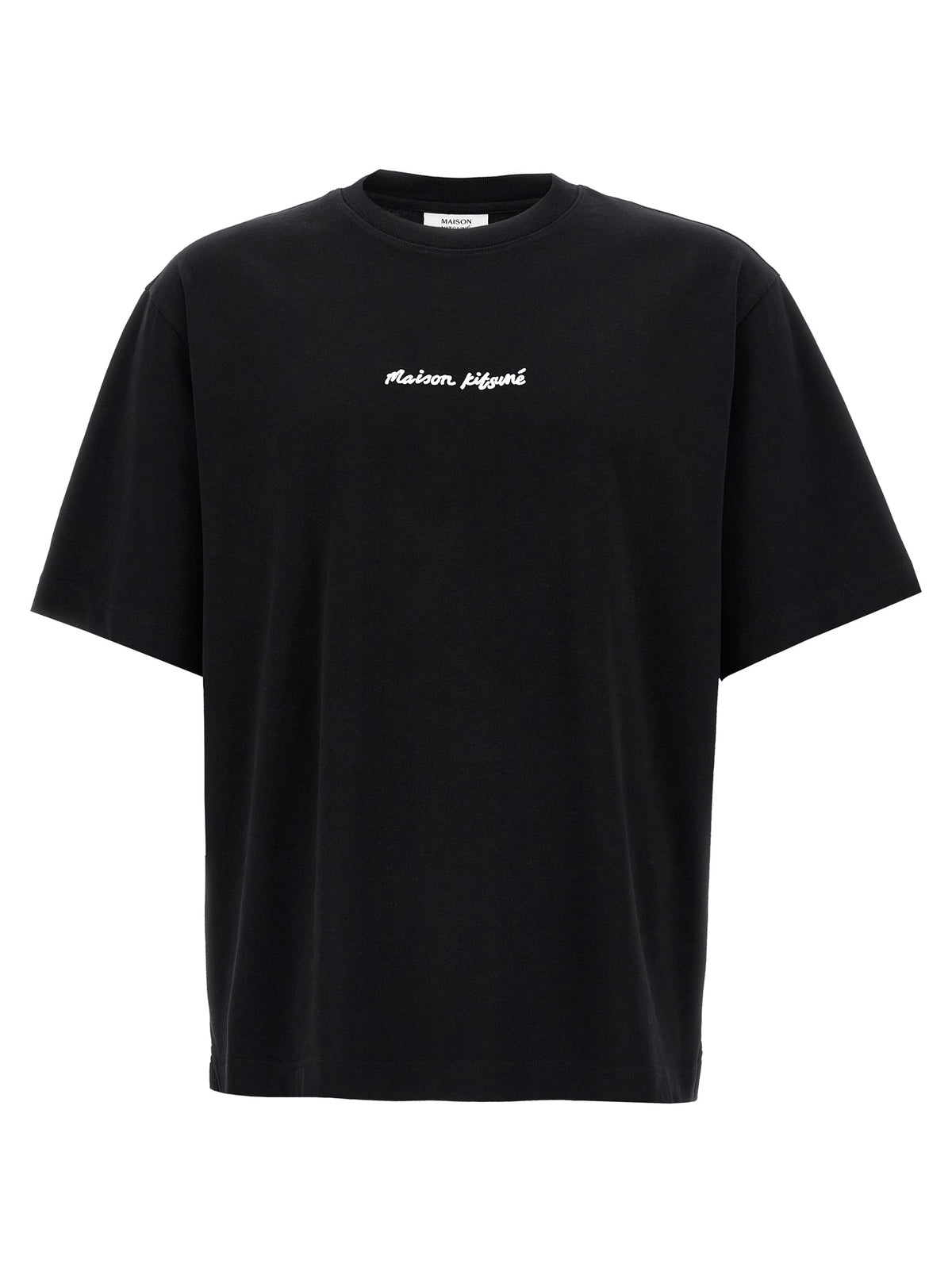 Maison Kitsuné Black Cotton T-Shirt