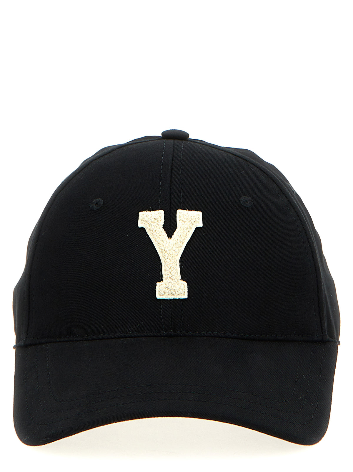 Casquette en coton noir Saint Laurent (casquette de baseball)