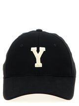 Casquette en coton noir Saint Laurent (casquette de baseball)