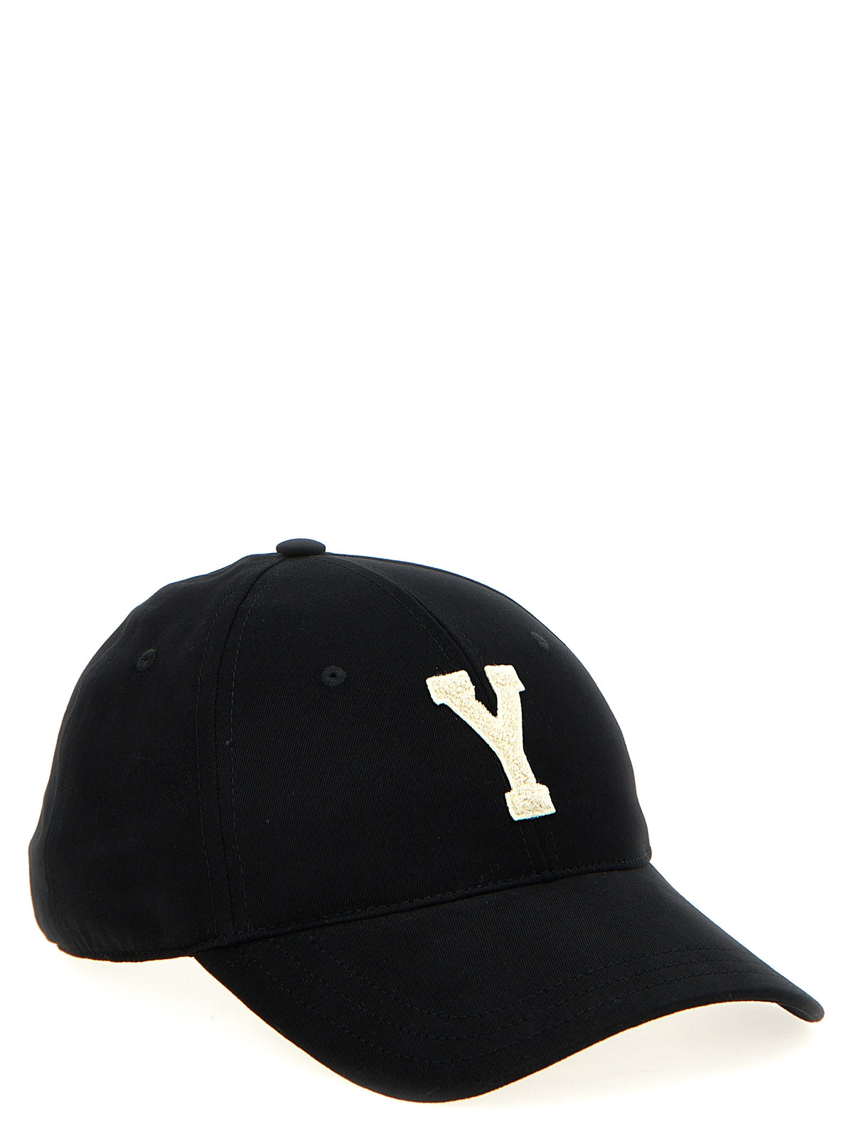 Casquette en coton noir Saint Laurent (casquette de baseball)
