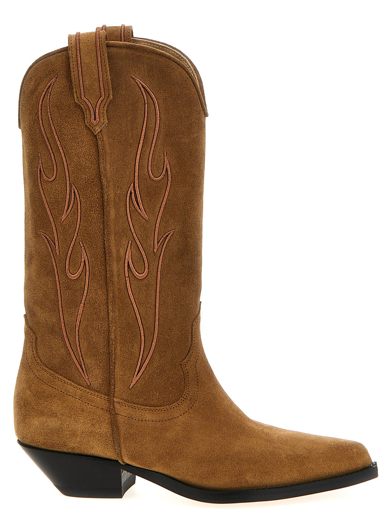 Bottes Chelsea Sonora en veau pleine fleur marron