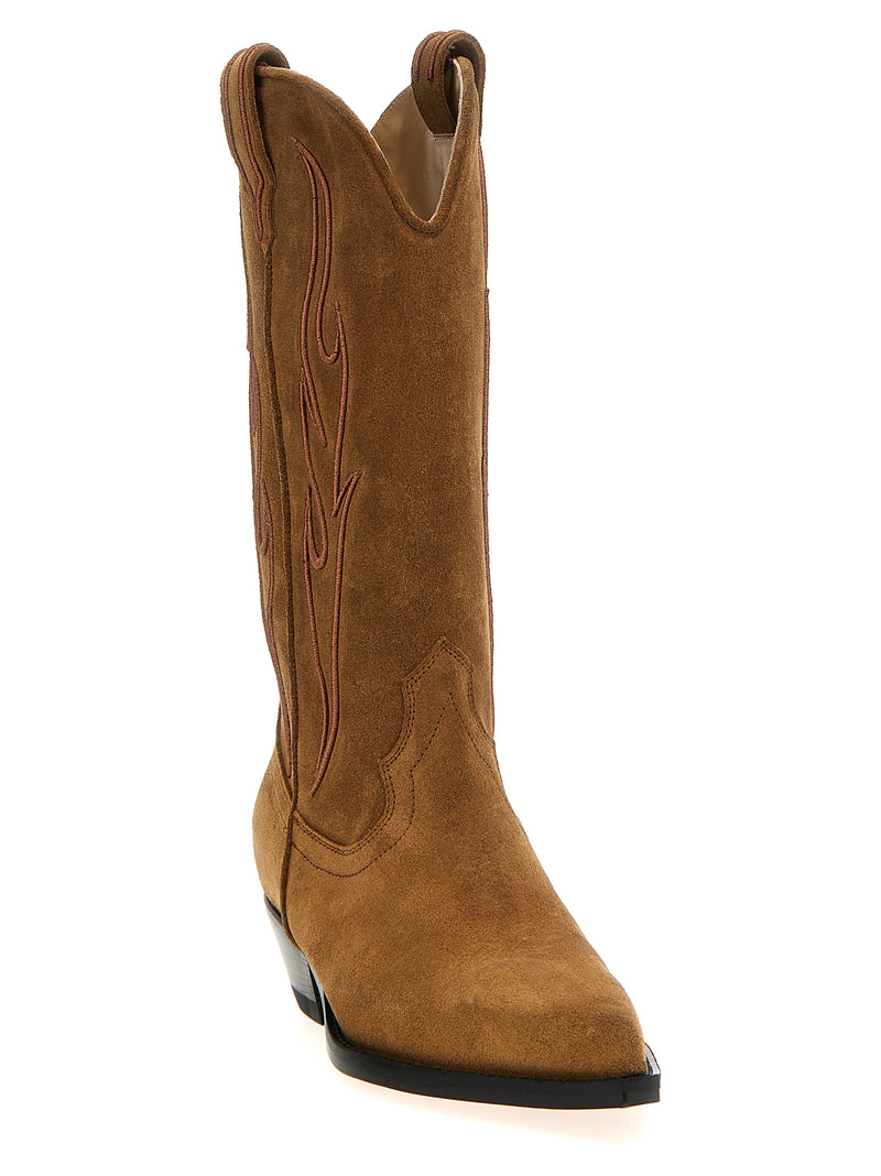 Bottes Chelsea Sonora en veau pleine fleur marron