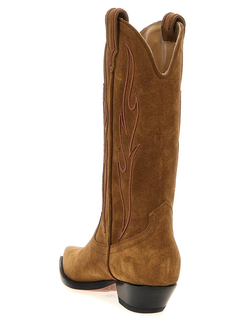 Bottes Chelsea Sonora en veau pleine fleur marron
