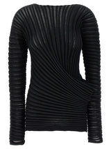 Issey Miyake Black Polyester Shirt