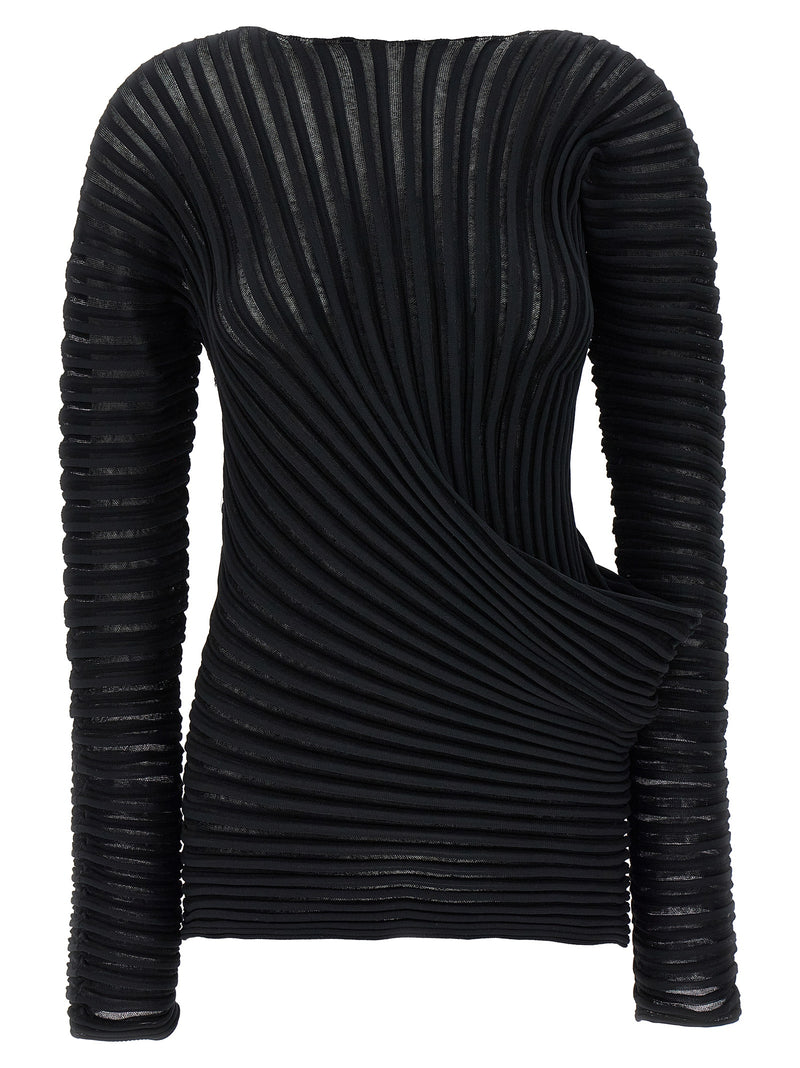 Issey Miyake Black Polyester Shirt
