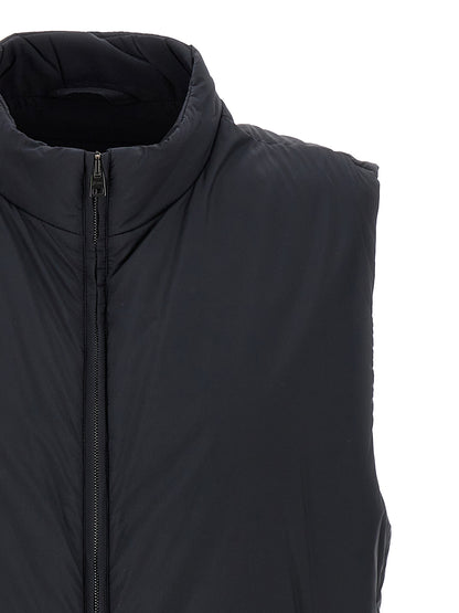 Herno Black Polyamide Sleeveless Jacket