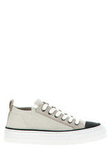 Baskets Basses en Coton Multicolore Brunello Cucinelli