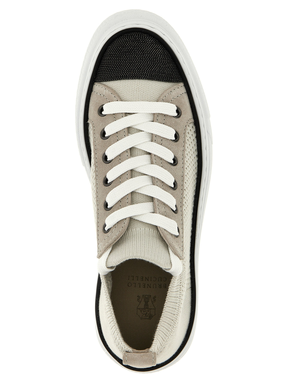 Baskets Basses en Coton Multicolore Brunello Cucinelli