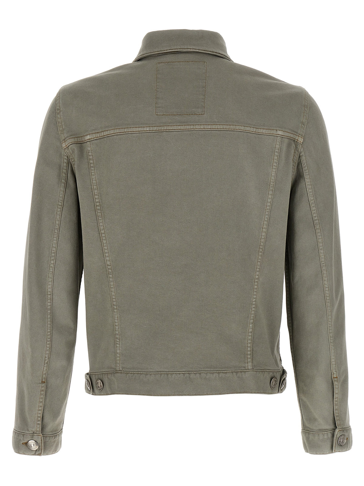 Veste en jean Brunello Cucinelli en coton gris