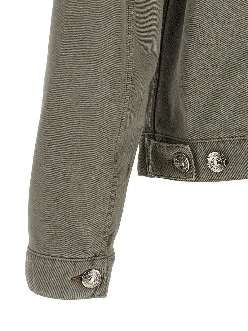 Veste en jean Brunello Cucinelli en coton gris