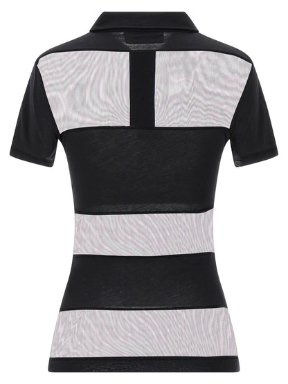 Coperni Black Cotton Polo Shirt