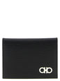 Ferragamo Black Calfskin Cardholder