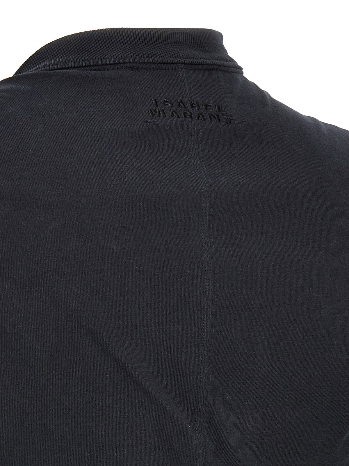 Isabel Marant Nayda Black Cotton Sleeveless T-Shirt