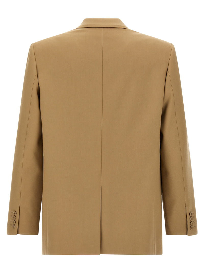 Blazer en laine beige Saint Laurent