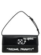 Off-White Bicolor Calfskin Shoulder Bag