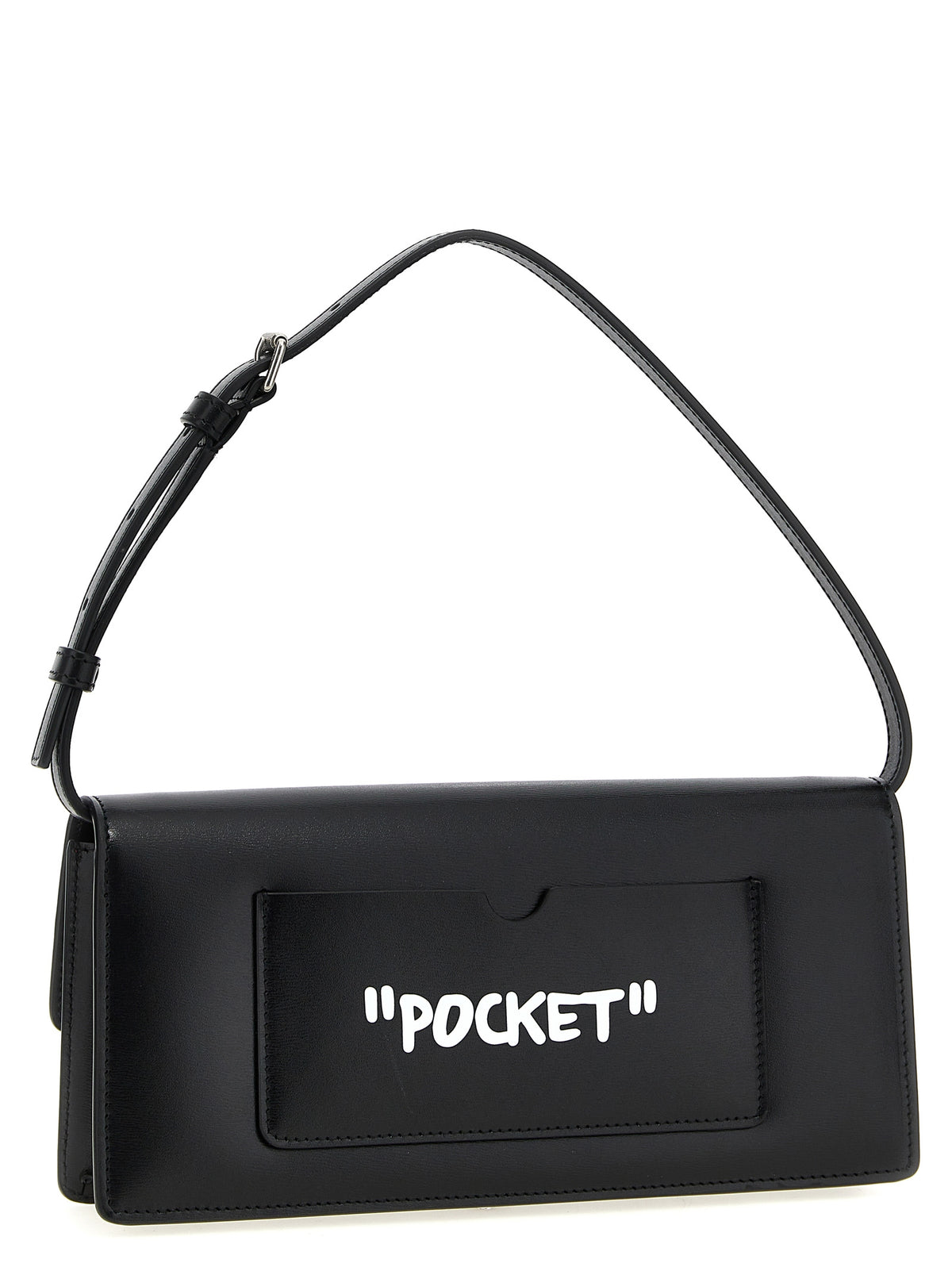 Off-White Jitney 1.0 Bicolor Calfskin Shoulder Bag