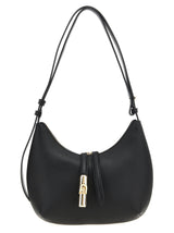 Sac à bandoulière en cuir noir Furla