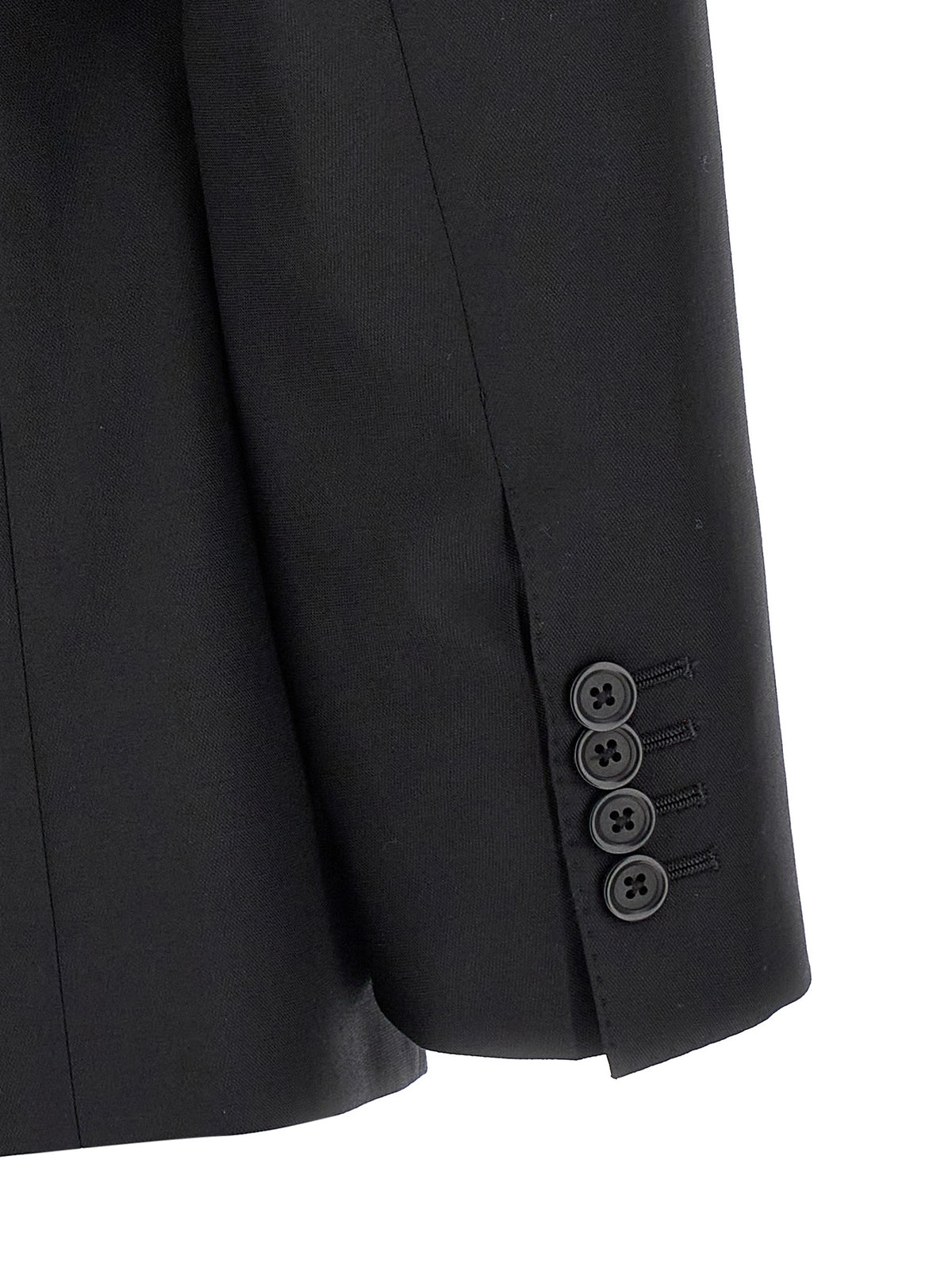 Ensemble deux pièces en laine vierge noire Dolce &amp; Gabbana