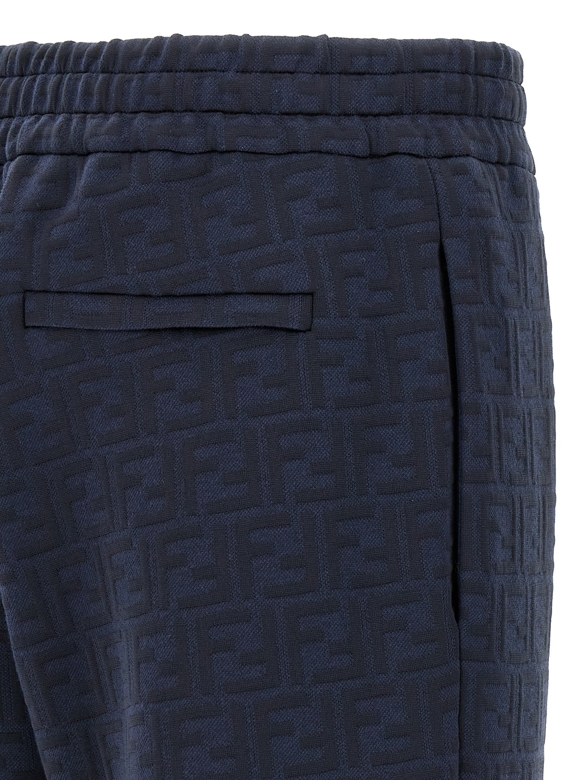 Fendi Blue Polyester Joggers (Workout Pants)