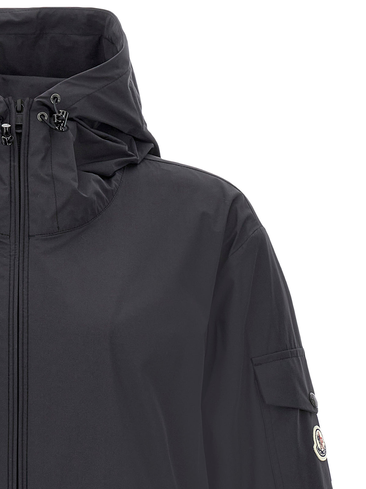 Blouson Moncler en polyester noir