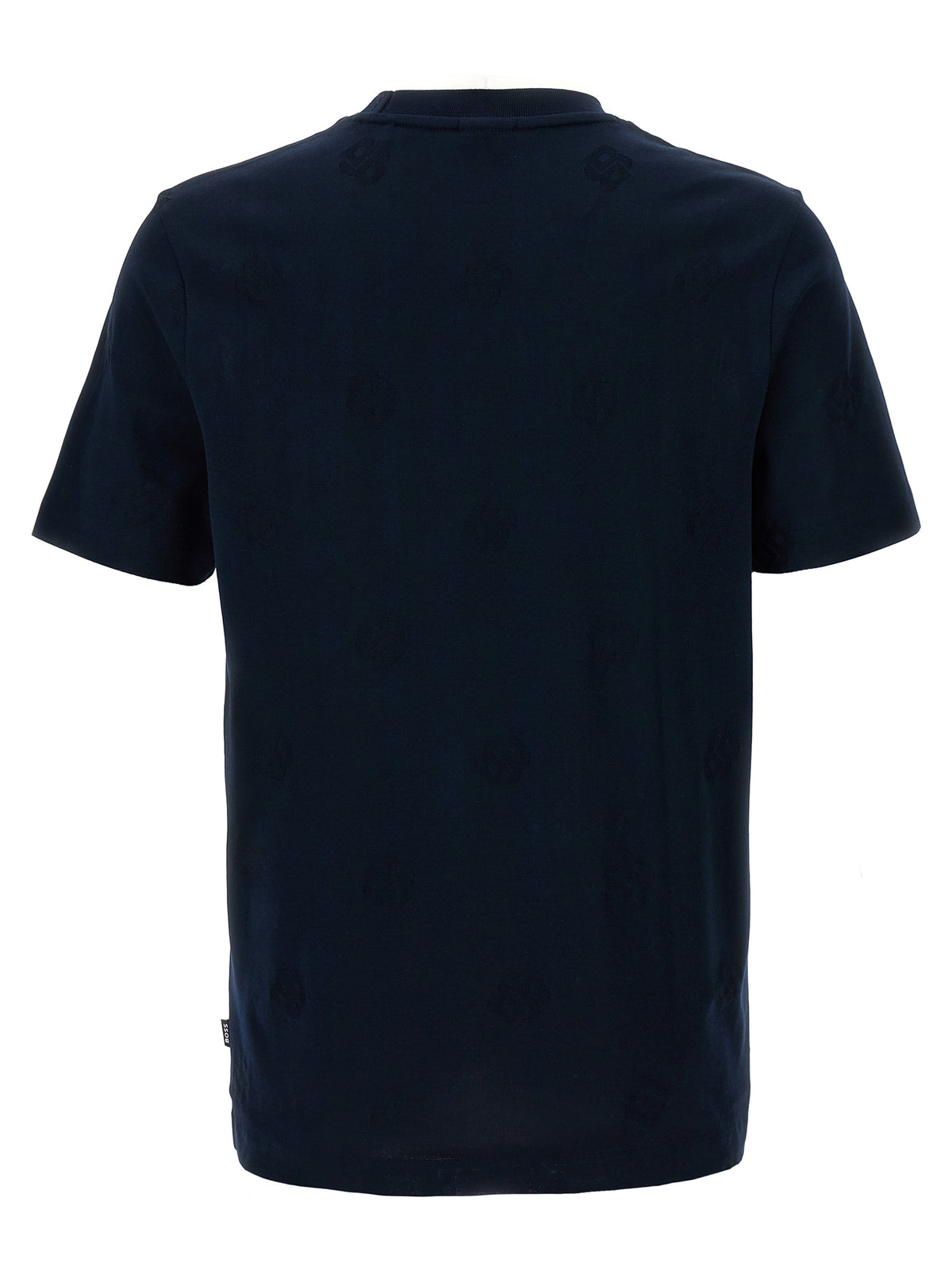 T-shirt en coton bleu Hugo Boss