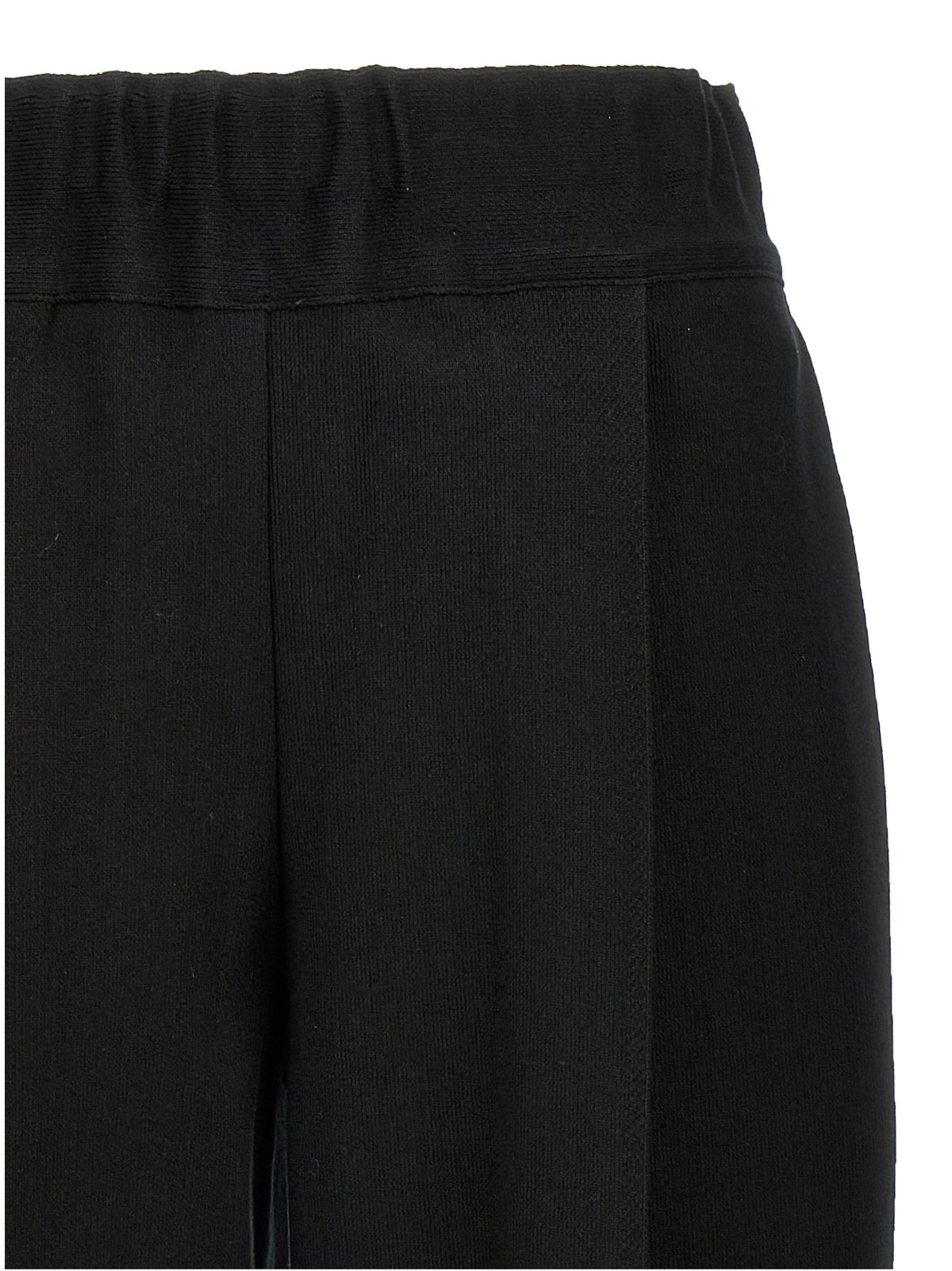 Pantalon décontracté en coton noir Issey Miyake