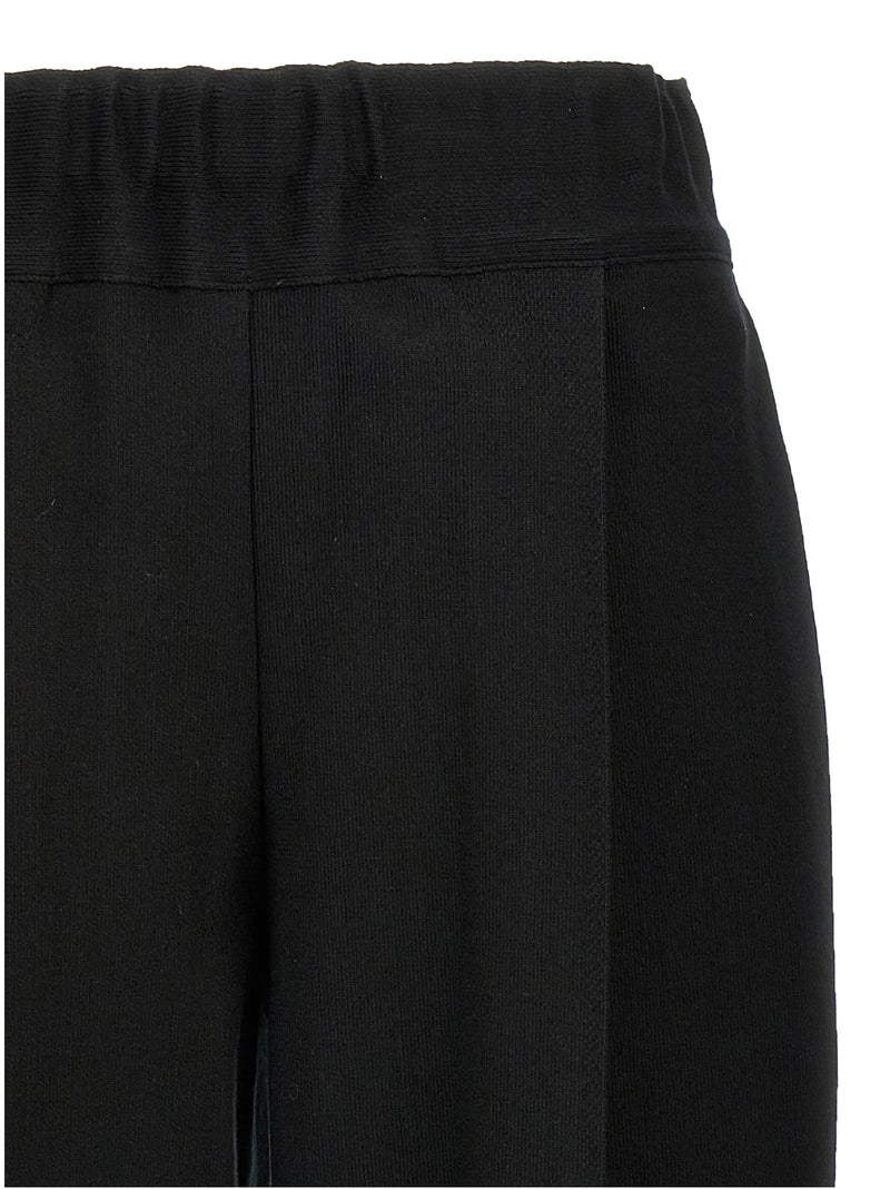 Pantalon décontracté en coton noir Issey Miyake