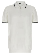 Polo Kiton en coton blanc
