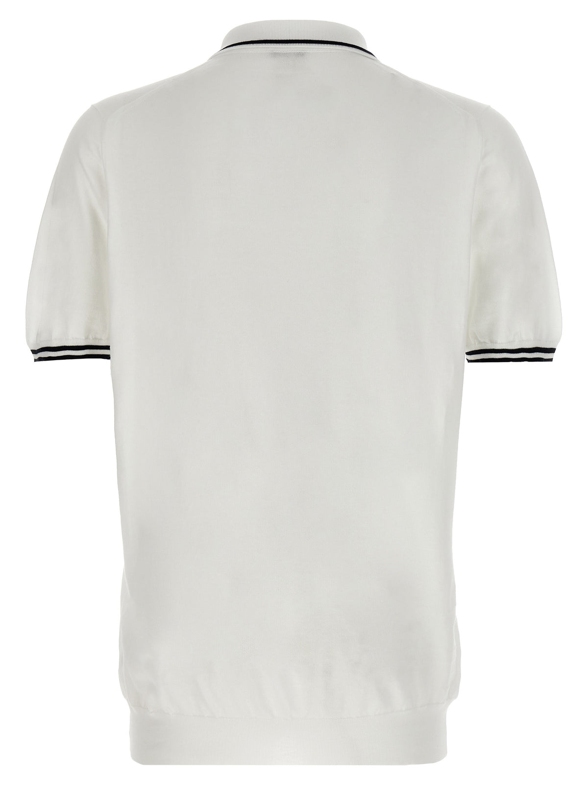 Polo Kiton en coton blanc