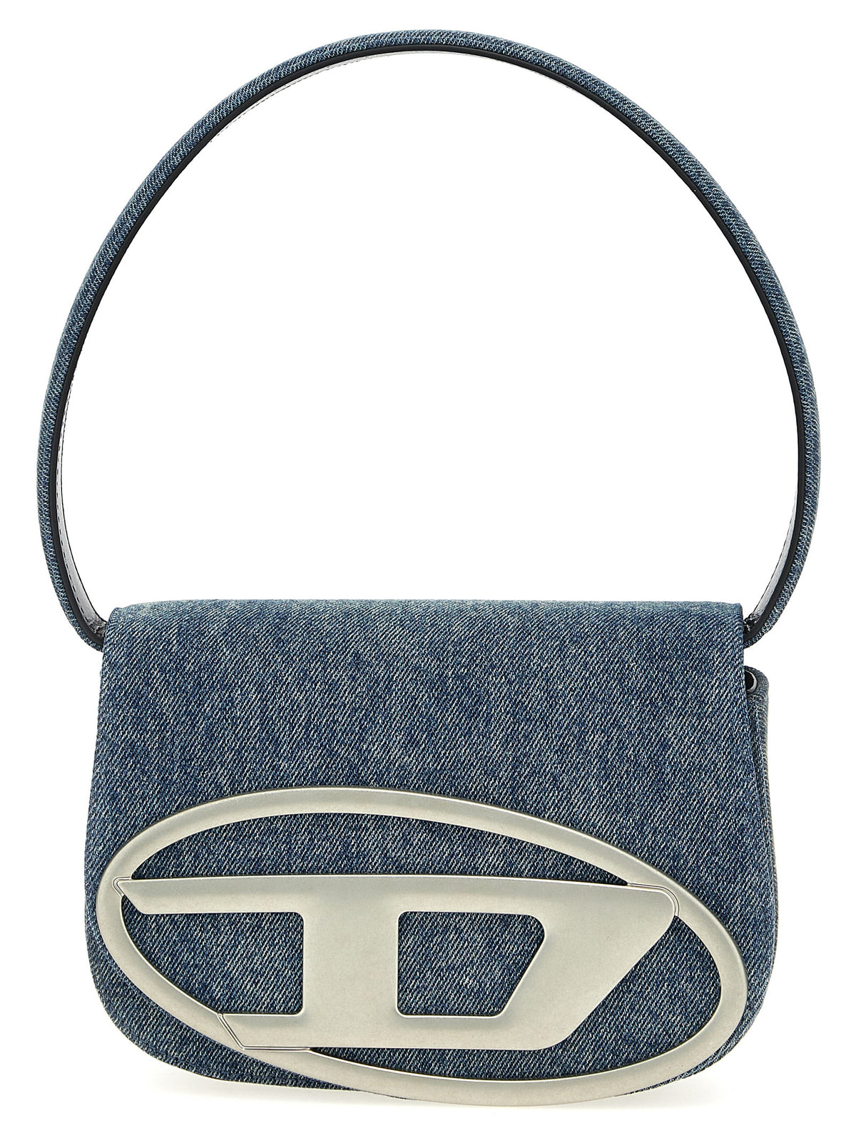 Diesel 1DR Blue Cotton Shoulder Bag