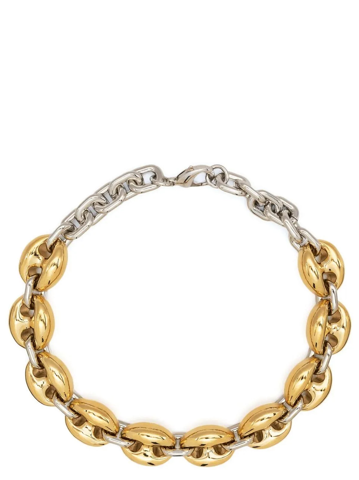 Paco Rabanne Multicolor Aluminum Necklace - Bold Elegance
