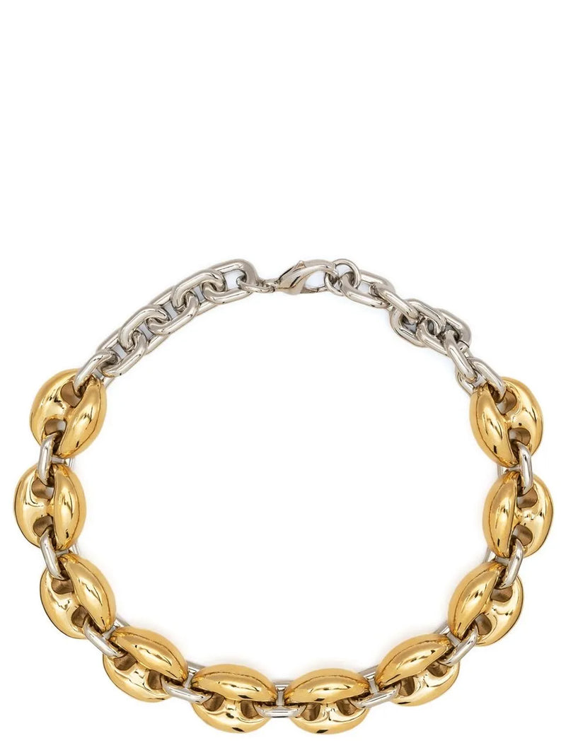 Paco Rabanne Multicolor Aluminum Necklace - Bold Elegance