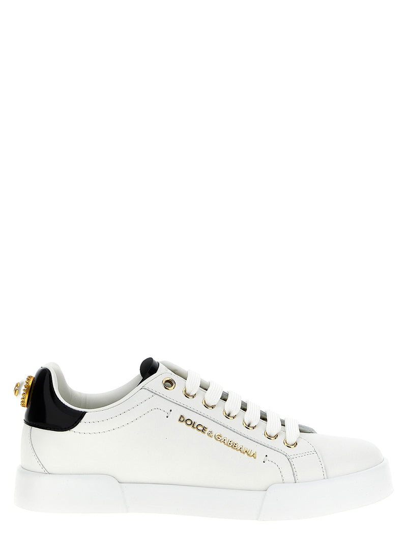 Dolce & Gabbana Bicolor Calfskin Low Top Sneakers - Portofino
