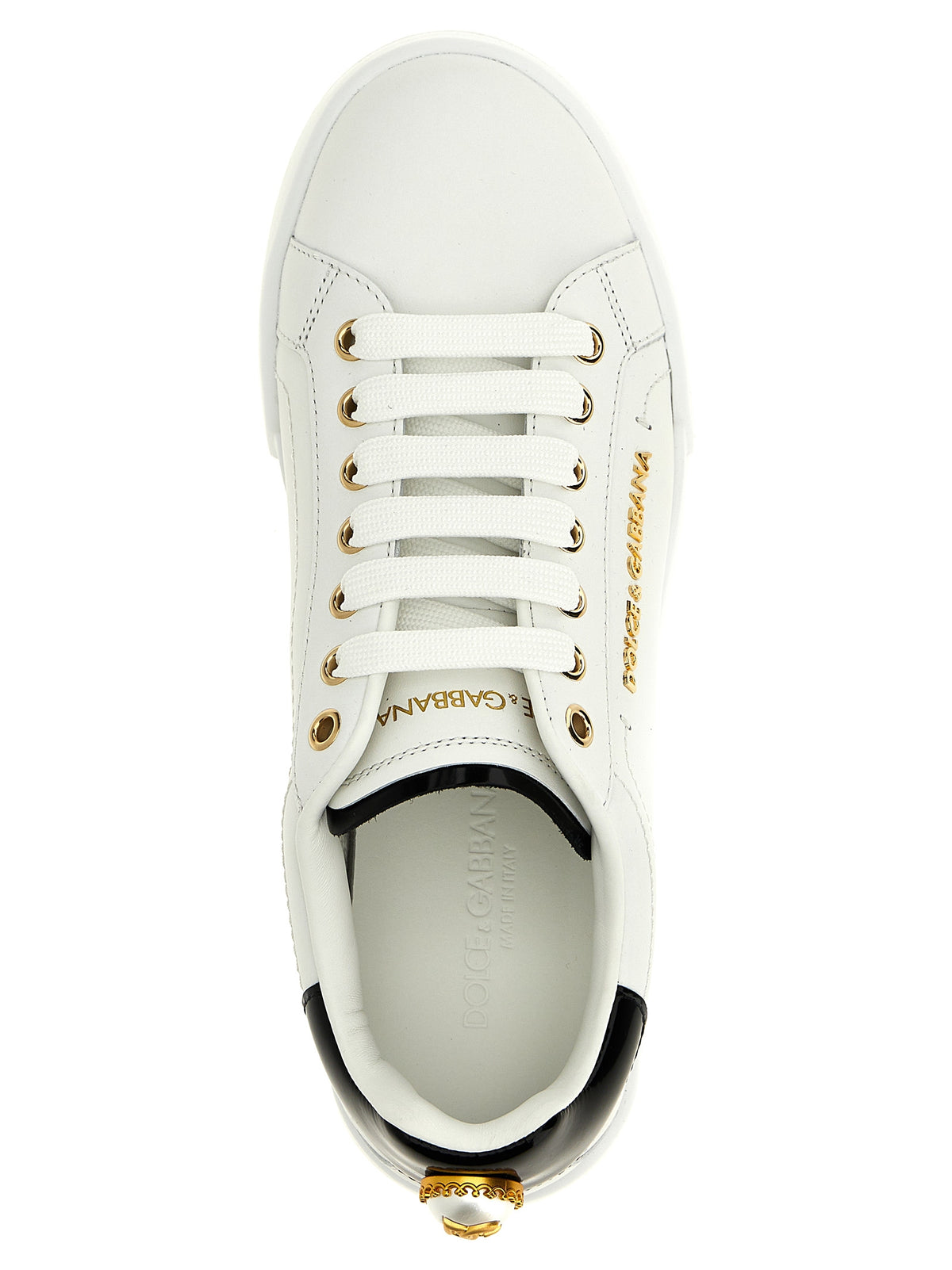 Dolce & Gabbana Bicolor Calfskin Low Top Sneakers - Portofino