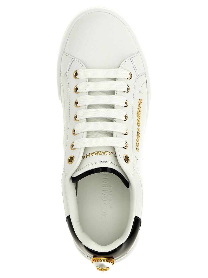 Dolce & Gabbana Bicolor Calfskin Low Top Sneakers - Portofino