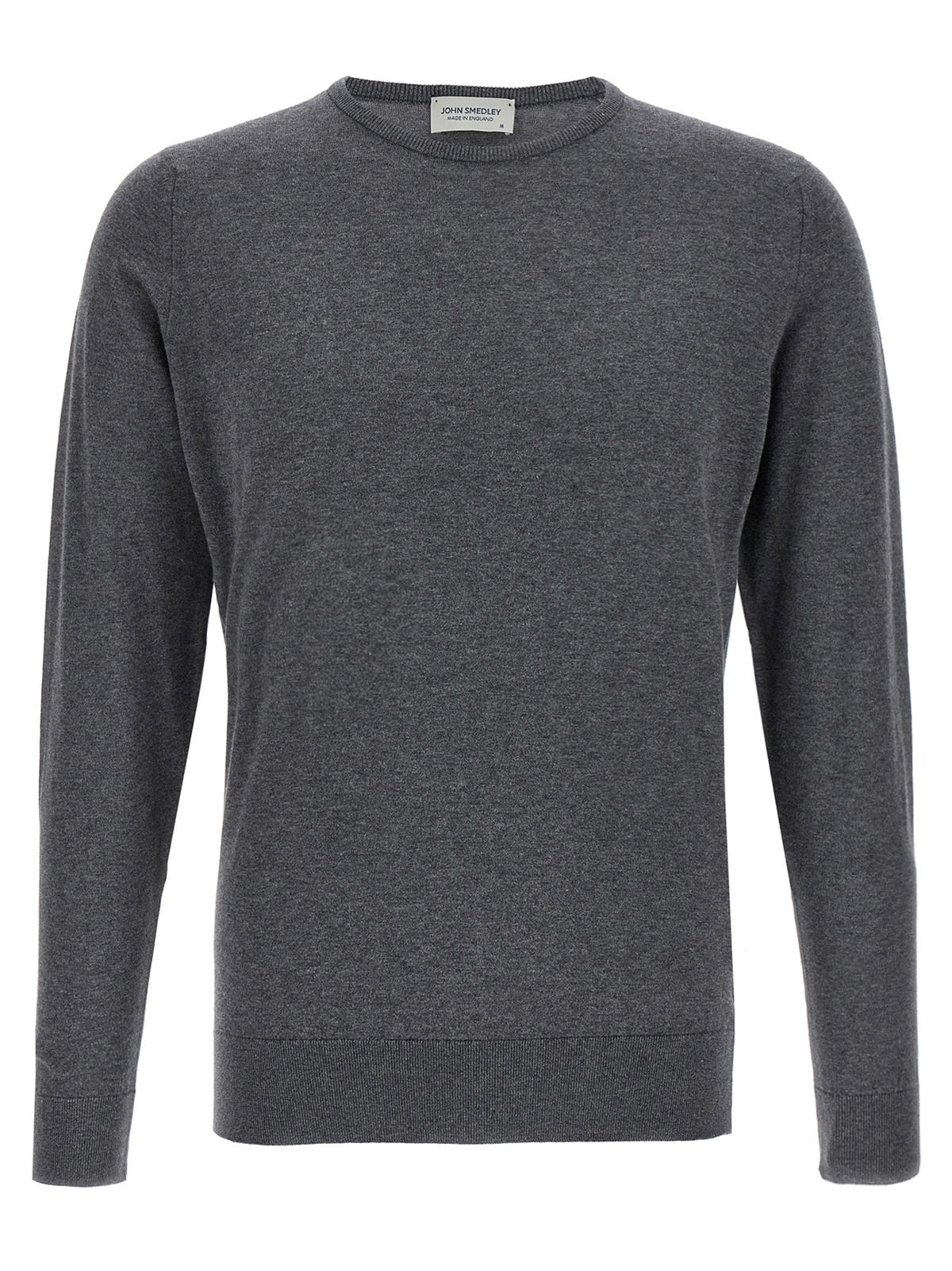 JOHN SMEDLEY Gray Cotton Cardigan