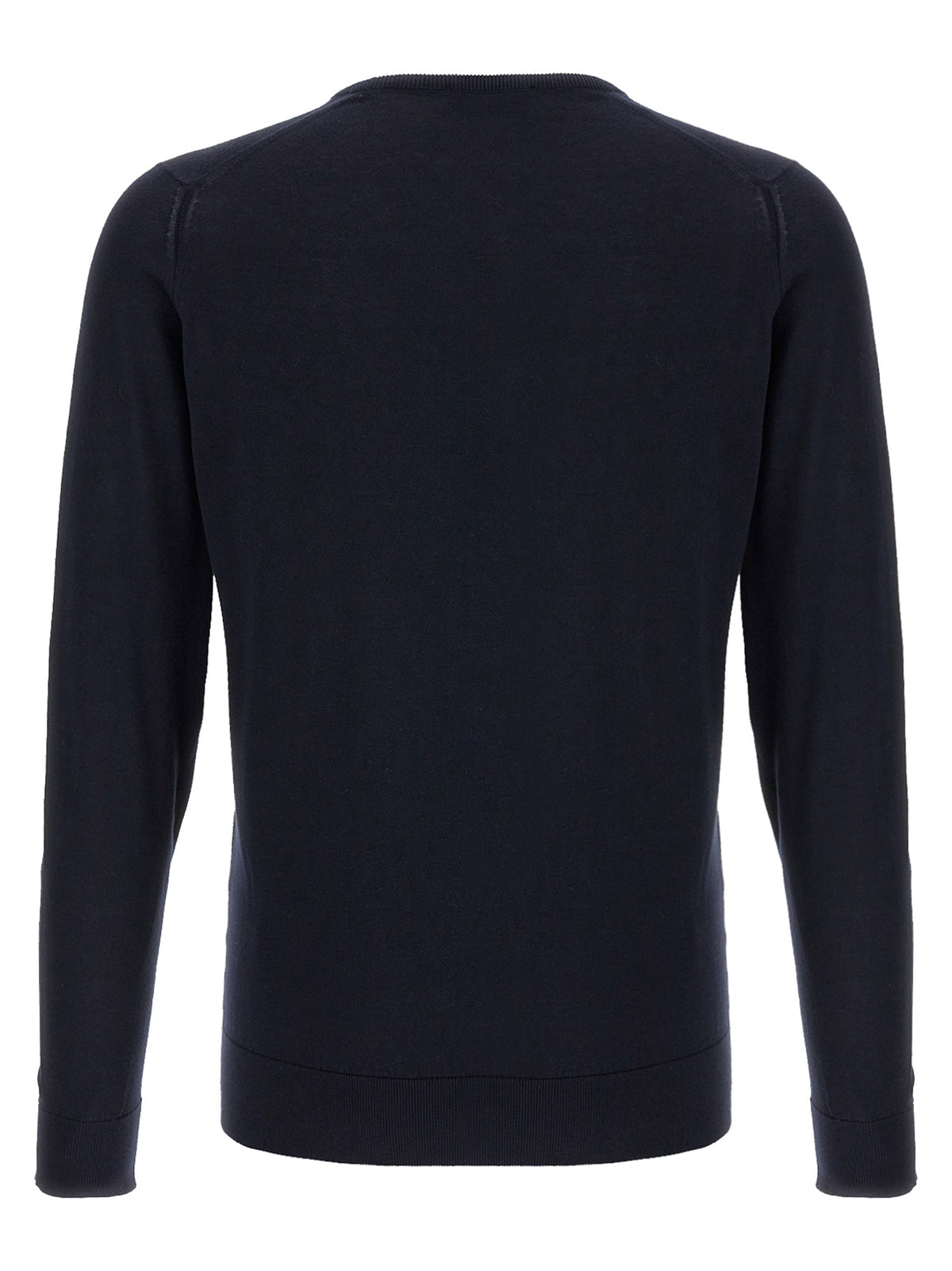 JOHN SMEDLEY Blue Cotton Cardigan