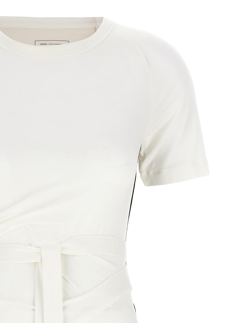 Y-3 Bicolor Lyocell Sportswear T-Shirt for Women
