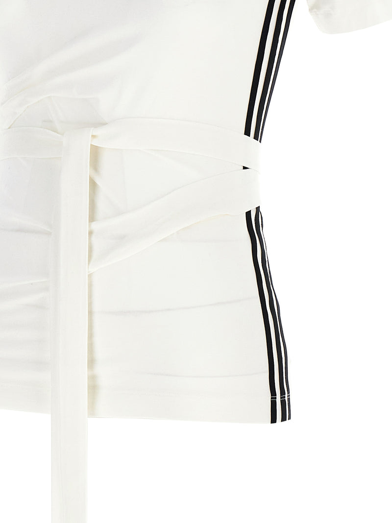 Y-3 Bicolor Lyocell Sportswear T-Shirt for Women