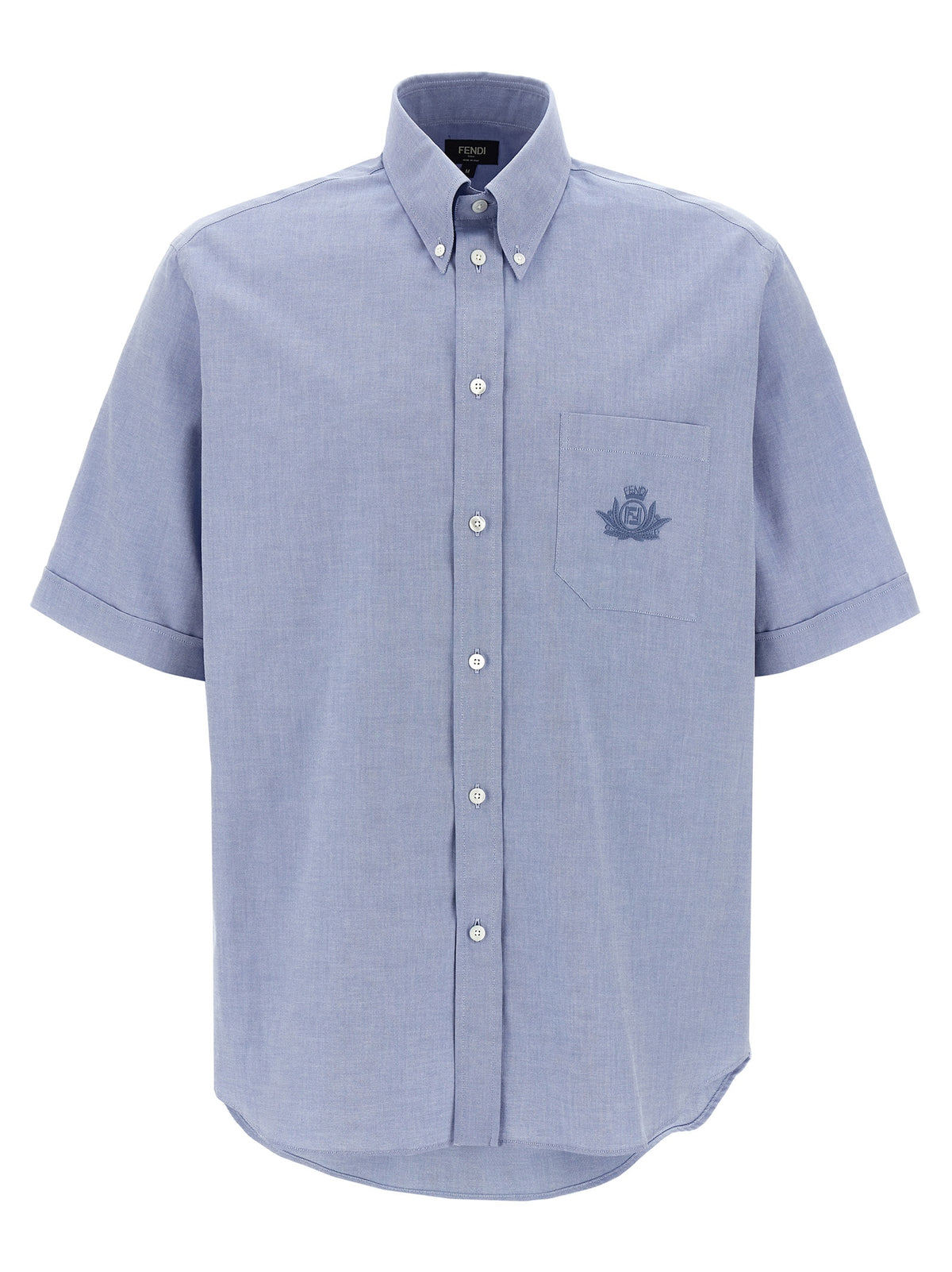 Fendi Blue Cotton Blouse - Stylish and Comfortable