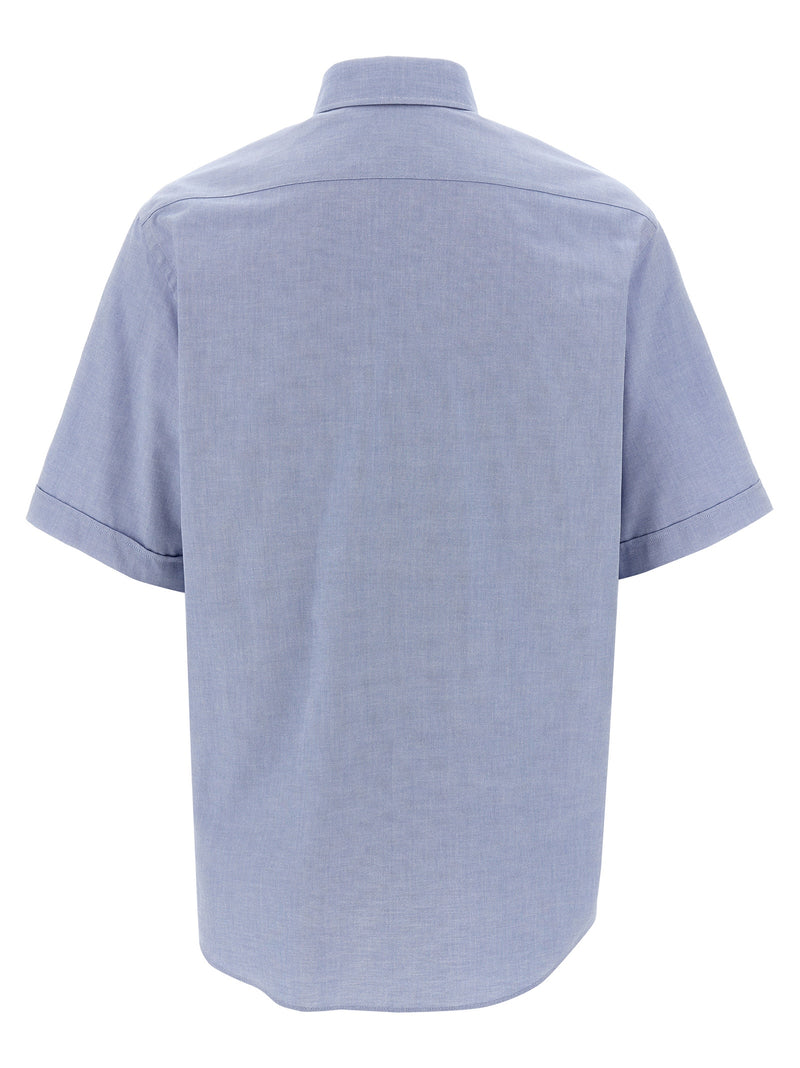 Fendi Blue Cotton Blouse - Stylish Oxford Shirt for Men