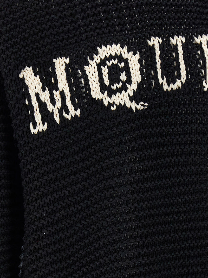 Alexander McQueen Bicolor Cotton Cardigan - Bold Sophistication