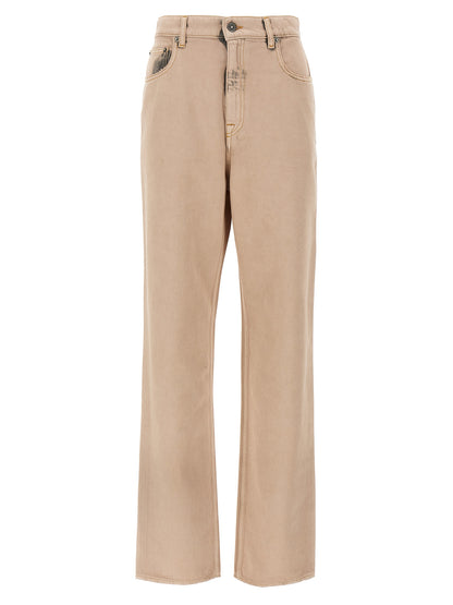 Jean droit Golden Goose en coton multicolore
