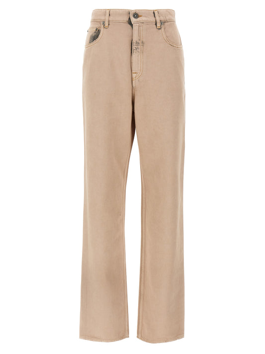 Jean droit Golden Goose en coton multicolore