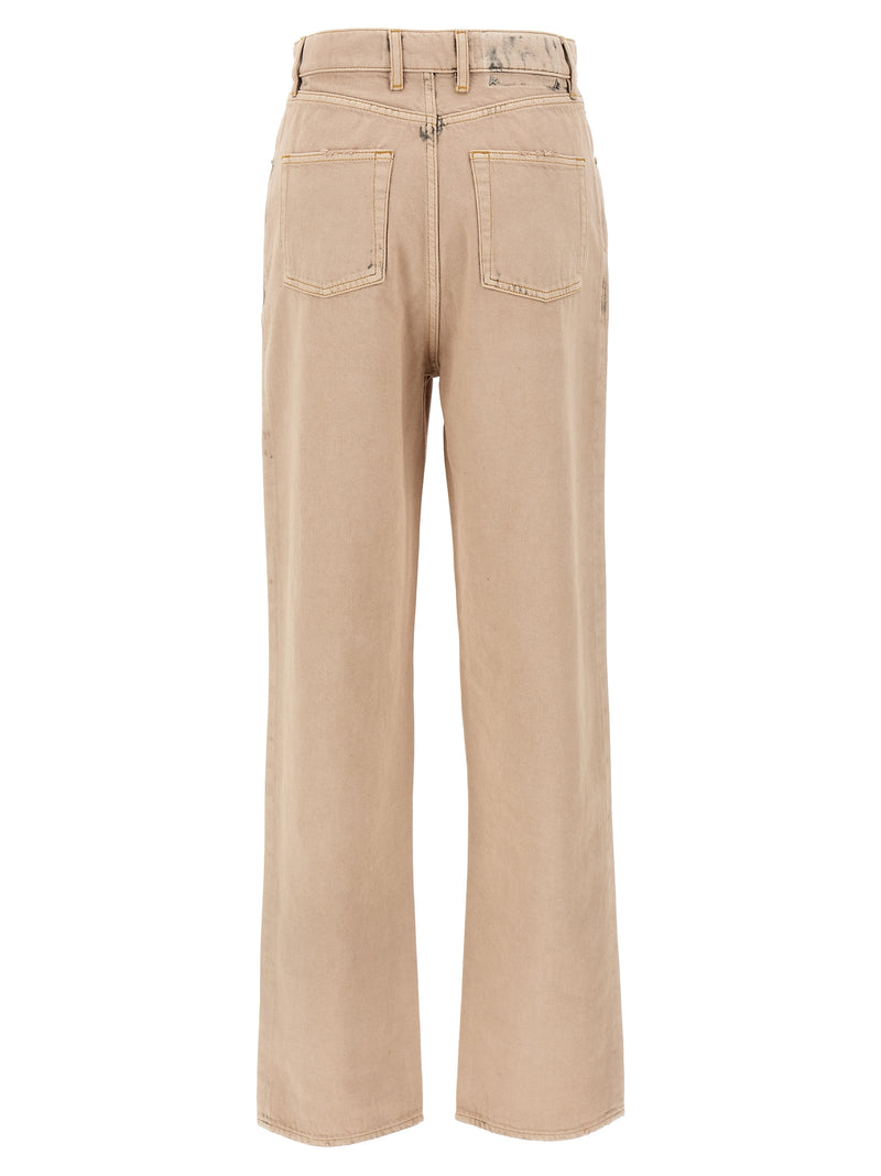 Jean droit Golden Goose en coton multicolore