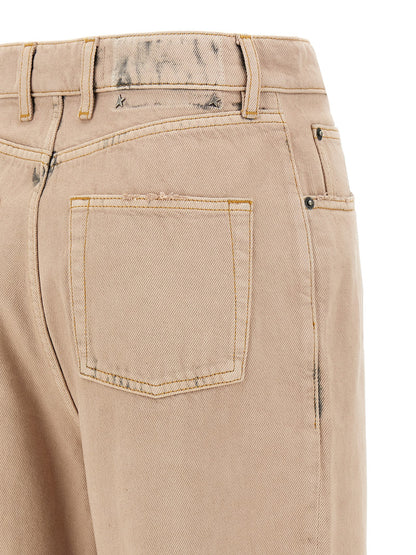 Jean droit Golden Goose en coton multicolore