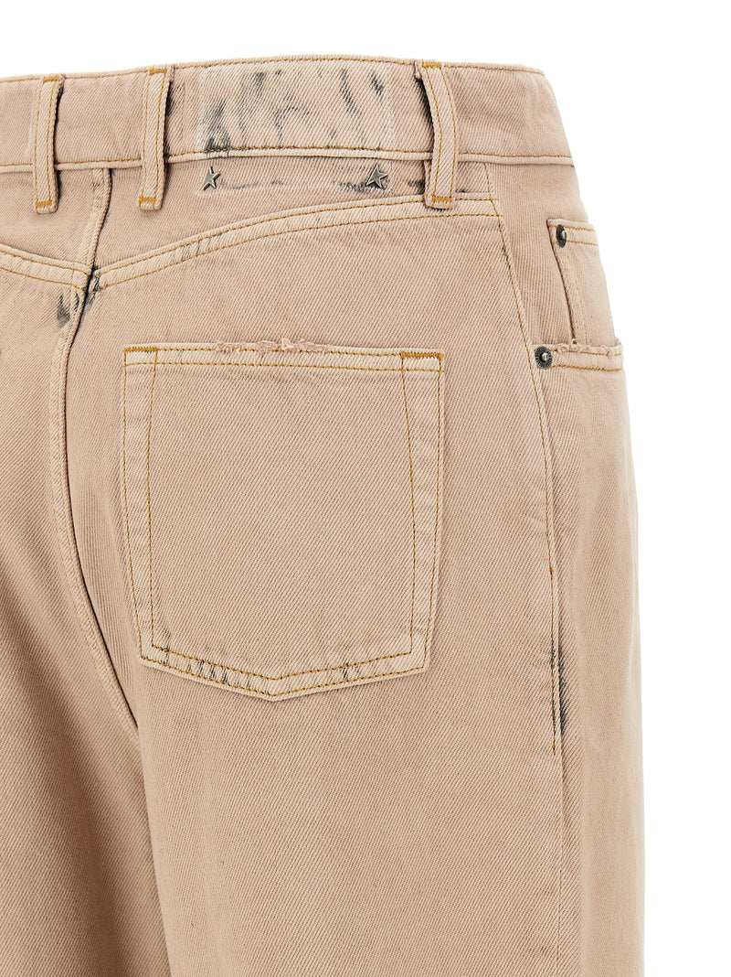 Jean droit Golden Goose en coton multicolore