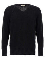 MA'RY'YA Black Cotton Cardigan