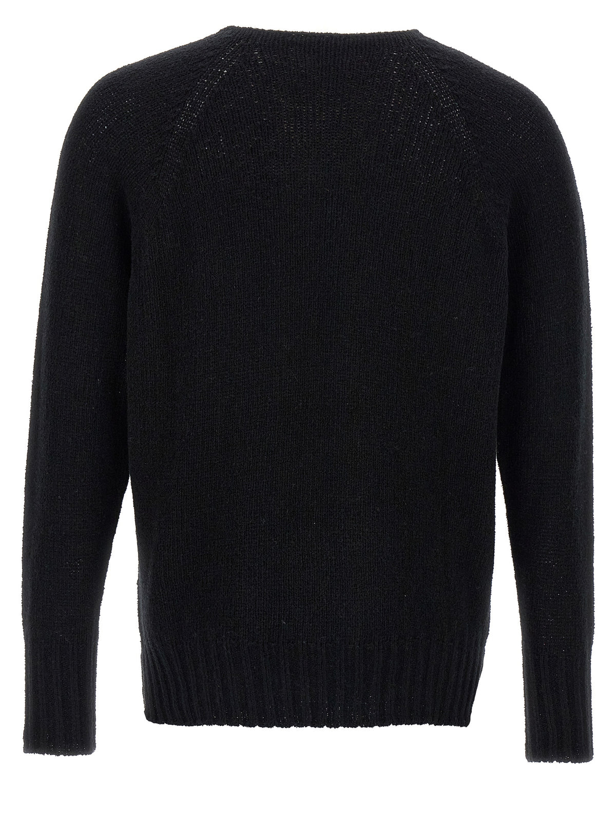 MA'RY'YA Black Cotton Cardigan